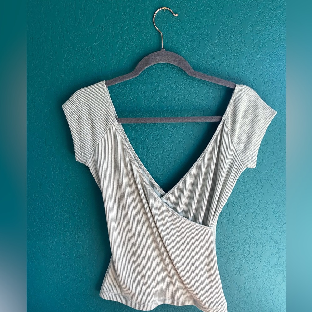 Beautiful Faux Wrap Top